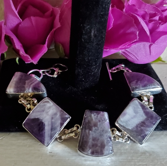 Jewelry - 💜 AMEYTHST LACE BRACELET